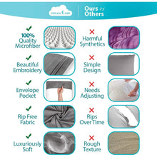 Load image into Gallery viewer, Dreamcare Microfiber Pillowcase Set - 2 Piece Set, Queen, Gray