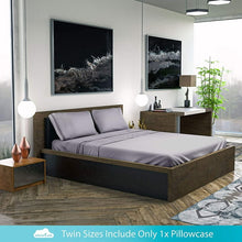 Load image into Gallery viewer, DREAMCARE - Bed Sheets Set - California King Size Sheet with Side Pocket - 4pcs Set, 15 inches, Light Gray