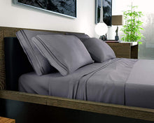 Load image into Gallery viewer, DREAMCARE King Size Sheets - 6 PCS Set - up to 15 inches - 2500 Supreme Collection - Superior Softness - Hotel Luxury Sheets & Pillowcases Set - Wrinkle and Fade Resistant (King, Gray)
