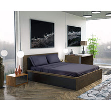 Load image into Gallery viewer, DREAMCARE - Bed Sheets Set - King Size Sheet with Side Pocket - 4pcs Set, 21 inches, Dark Gray
