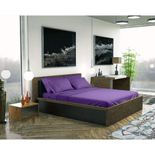 Load image into Gallery viewer, DREAMCARE - Bed Sheets Set - King Size Sheet with Side Pocket - 6pcs Set, 15 inches, Purple

