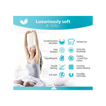 Load image into Gallery viewer, Dreamcare Fitted Sheet Deep Pocket Fitted Sheet Only Deep Pocket Bed Sheet Fitted Sheet King Size, Light Blue
